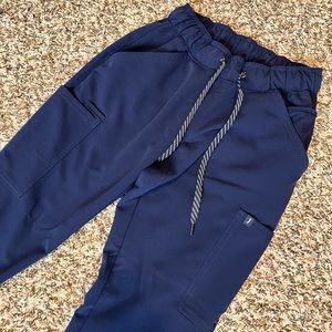 XXS P Navy Jogger Scrub Pants